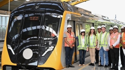 After its inauguration, the metro rail will commence operations on the ‘priority corridor’, comprising six stations along a 6 km stretch. (File) After its inauguration, the metro rail will commence operations on the ‘priority corridor’, comprising six stations along a 6 km stretch. (File)