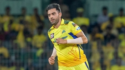 Deepak Chahar of Chennai Super Kings is seen. (AP) Deepak Chahar of Chennai Super Kings is seen. (AP)