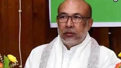 Manipur chief minister, N Biren Singh. (File photo) Manipur chief minister, N Biren Singh. (File photo)
