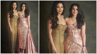 As the pre-wedding festivities of Anant Ambani and Radhika Merchant become viral on social media, another person is in the limelight—Radhika's sister, Anjali Merchant Majithia. (Instagram/@meerasakhrani) As the pre-wedding festivities of Anant Ambani and Radhika Merchant become viral on social media, another person is in the limelight—Radhika's sister, Anjali Merchant Majithia. (Instagram/@meerasakhrani)