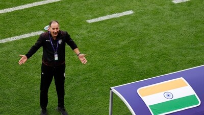 India coach Igor Stimac reacts during a game (REUTERS)