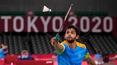 India's B. Sai Praneeth (AP)