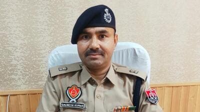 The absconding Punjab Police SP Gagnesh Kumar. (HT Photo) The absconding Punjab Police SP Gagnesh Kumar. (HT Photo)