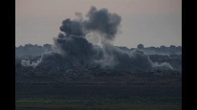 The missile was fired by the Hezbollah, which has been launching rockets at northern Israel in support of Hamas in the ongoing war in Gaza. (AP) The missile was fired by the Hezbollah, which has been launching rockets at northern Israel in support of Hamas in the ongoing war in Gaza. (AP)