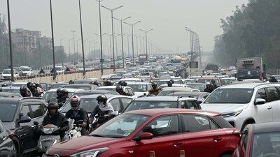 The advisory mentioned that limited parking is available near the stadium for vehicles with designated labels. (File) (Sanjeev Verma/HT Photo) The advisory mentioned that limited parking is available near the stadium for vehicles with designated labels. (File) (Sanjeev Verma/HT Photo)