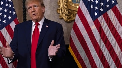 The U.S. Supreme Court ruled that Trump can appear on this year's ballot after the Colorado Supreme Court said he was disqualified from being president again and ineligible for the state's primary. (Photo by Alon Skuy / GETTY IMAGES NORTH AMERICA / Getty Images via AFP) (Getty Images via AFP) The U.S. Supreme Court ruled that Trump can appear on this year's ballot after the Colorado Supreme Court said he was disqualified from being president again and ineligible for the state's primary. (Photo by Alon Skuy / GETTY IMAGES NORTH AMERICA / Getty Images via AFP) (Getty Images via AFP)