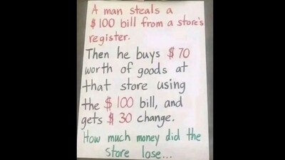 Can you solve this brain teaser in five seconds or less? (X/@Rainmaker1973)
