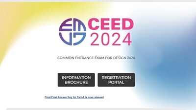 CEED 2024 exam results out CEED 2024 exam results out