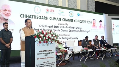 Chhattisgarh chief minister Vishnu Deo Sai. Chhattisgarh chief minister Vishnu Deo Sai.