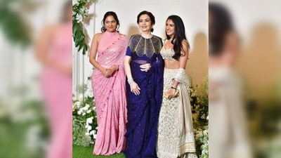 Anjali Merchant Majithia was born in Mumbai in 1989 and attended The Cathedral and John Connon School and Ecole Mondiale World School for her schooling. (Instagram/@radhikamerchant_) Anjali Merchant Majithia was born in Mumbai in 1989 and attended The Cathedral and John Connon School and Ecole Mondiale World School for her schooling. (Instagram/@radhikamerchant_)