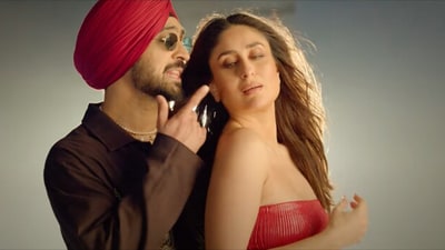 Crew song Naina just dropped and features Kareena Kapoor, Tabu And Kriti Sanon in head-turning looks as they dance with Diljit Dosanjh and Badshah. Crew song Naina just dropped and features Kareena Kapoor, Tabu And Kriti Sanon in head-turning looks as they dance with Diljit Dosanjh and Badshah.