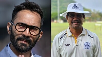 Dinesh Karthik was pretty livid with what Sulakshan Kulkarni had to say (Getty-Sulakshan Kulkarni's Insta) Dinesh Karthik was pretty livid with what Sulakshan Kulkarni had to say (Getty-Sulakshan Kulkarni's Insta)