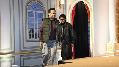 Pankaj Tripathi and Vijay Varma enter the stage at the trailer launch event. “Thanks to our collab with Netflix, with its international reach, it's like throwing the coolest, wackiest party and the whole world is invited,” director Adajania said about launching the movie on Netflix. 