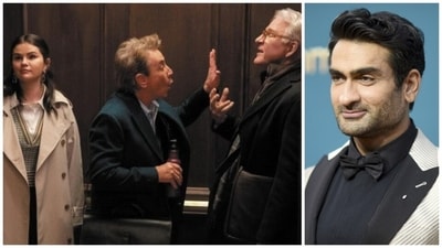Selena Gomez, Martin Short and Steve Martin in a still from Only Murders in the Building; Pakistani-American stand-up comedian and actor Kumail Nanjiani, the newest cast member for season 4 of the show. Selena Gomez, Martin Short and Steve Martin in a still from Only Murders in the Building; Pakistani-American stand-up comedian and actor Kumail Nanjiani, the newest cast member for season 4 of the show.