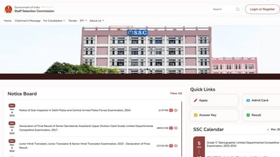 SSC Delhi Police, CAPF SI 2024 registration begins (ssc,gov.in, screenshot) SSC Delhi Police, CAPF SI 2024 registration begins (ssc,gov.in, screenshot)