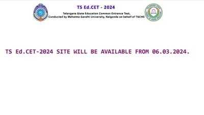 TS EdCET 2024 Registration Begins on March 6, Exam on May 23 TS EdCET 2024 Registration Begins on March 6, Exam on May 23