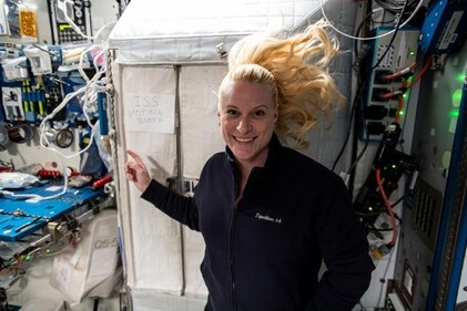 NASA astronaut Kate Rubins first voted in the 2016 presidential election from the ISS and then again in 2020. (NASA) NASA astronaut Kate Rubins first voted in the 2016 presidential election from the ISS and then again in 2020. (NASA)