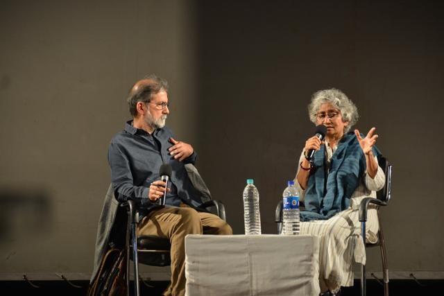 Deepa Dhanraj in conversation with Sanjay Kak. (Courtesy KPFF) Deepa Dhanraj in conversation with Sanjay Kak. (Courtesy KPFF)