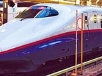 An E5 Shinkasen series bullet trains. (Representational Image/Shutterstock)