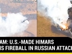 ON CAM; U.S.-MADE HIMARS TURNS FIREBALL IN RUSSIAN ATTACK ON CAM; U.S.-MADE HIMARS TURNS FIREBALL IN RUSSIAN ATTACK