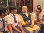 Prime Minister Narendra Modi on Wednesday unveiled multiple metro projects across the country, including India's first underwater metro line in Kolkata.&nbsp;(PTI)
