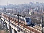 The stations in the additional section of the Delhi-Meerut RRTS corridor include three stations: Murad Nagar, Modi Nagar South, and Modi Nagar North. (File) (Shakib Ali/HT Photo) The stations in the additional section of the Delhi-Meerut RRTS corridor include three stations: Murad Nagar, Modi Nagar South, and Modi Nagar North. (File) (Shakib Ali/HT Photo)