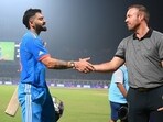 Virat Kohli and AB de Villiers during the World Cup 2023. Virat Kohli and AB de Villiers during the World Cup 2023.