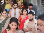 Shikhar Paharia, Janhvi Kapoor and Orhan Avatramani in Tirumal Tirupati.