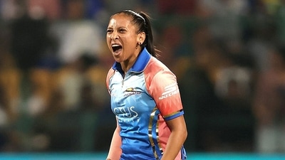 Mumbai Indians player Shabnim Ismail (Mumbai Indians-X) Mumbai Indians player Shabnim Ismail (Mumbai Indians-X)