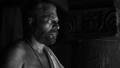 Mammootty in a still from Bramayugam Mammootty in a still from Bramayugam