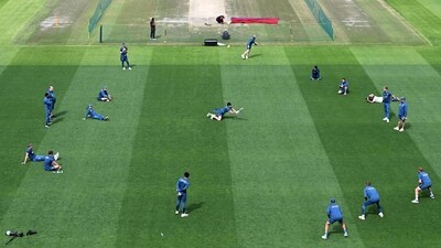 England's players take part in fielding drill before the 5th Test (AFP) England's players take part in fielding drill before the 5th Test (AFP)