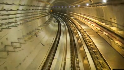 View of the India's first underwater metro train, in Kolkata (PTI) View of the India's first underwater metro train, in Kolkata (PTI)