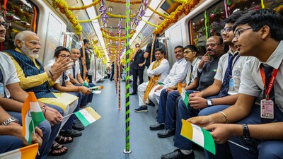 The Kolkata Metro Esplanade-Howrah Maidan section passes below the mighty Hooghly River through the country's first underwater transportation tunnel. (PTI) The Kolkata Metro Esplanade-Howrah Maidan section passes below the mighty Hooghly River through the country's first underwater transportation tunnel. (PTI)