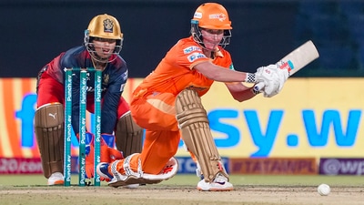 Beth Mooney during the Women's Premier League (WPL) 2024 cricket match between Royal Challengers Bangalore and Gujarat Giants (PTI) Beth Mooney during the Women's Premier League (WPL) 2024 cricket match between Royal Challengers Bangalore and Gujarat Giants (PTI)