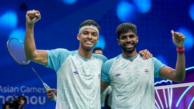 India's Satwiksairaj Rankireddy and Chirag Shetty (PTI) India's Satwiksairaj Rankireddy and Chirag Shetty (PTI)