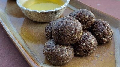 Taste of tradition with nutrient-packed twist: Here's how to make Raagi and Gur Ke Laddoo at home (Photo by Pilibhit House, Haridwar) Taste of tradition with nutrient-packed twist: Here's how to make Raagi and Gur Ke Laddoo at home (Photo by Pilibhit House, Haridwar)