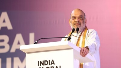 Union home minister Amit Shah speaks during the IGF Annual Investment Summit – NXT10 in Mumbai. Union home minister Amit Shah speaks during the IGF Annual Investment Summit – NXT10 in Mumbai.