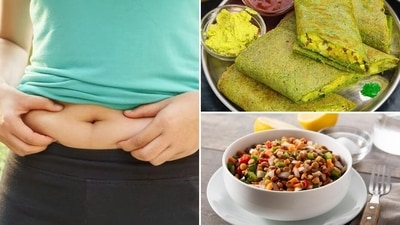 To lose belly fat effectively, morning is the best time as eating the right breakfast can set the tone for the day. (Shutterstock, Freepik, Pinterest) To lose belly fat effectively, morning is the best time as eating the right breakfast can set the tone for the day. (Shutterstock, Freepik, Pinterest)
