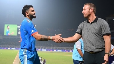 Virat Kohli and AB de Villiers during the World Cup 2023. (Getty) Virat Kohli and AB de Villiers during the World Cup 2023. (Getty)