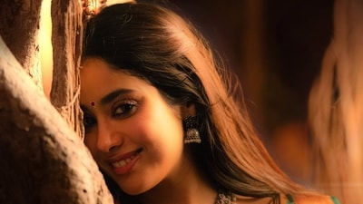 Janhvi Kapoor in her first look from Devara: Part 1 Janhvi Kapoor in her first look from Devara: Part 1