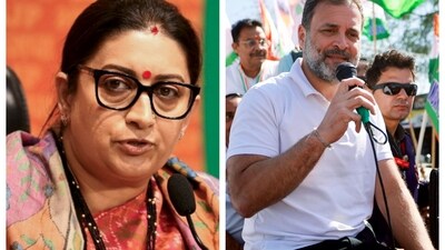 Smriti Irani said the delay in announcing the name from Amethi itself is a sign of Congress's defeat.