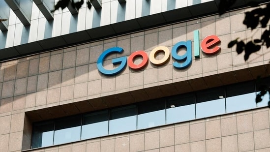 A logo of Google is seen on its office building in Hyderabad. (REUTERS FILE)