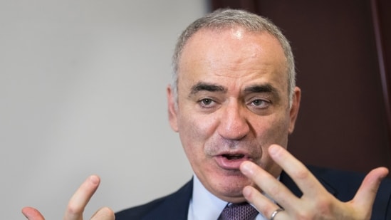 Prominent Russian opposition figure and chess champion Garry Kasparov. (AP)