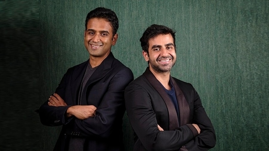 Zerodha founders Nithin and Nikhil Kamath.