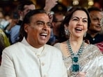 Reliance Industries chairman Mukesh Ambani and his wife and Reliance Foundation Founder and Chairperson Nita Ambani.
Reliance Industries chairman Mukesh Ambani and his wife and Reliance Foundation Founder and Chairperson Nita Ambani.