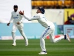Shubman Gill took a splendid catch to dismiss Ben Duckett