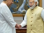 Prime Minister Narendra Modi with Odisha CM Naveen Patnaik during a meeting in New Delhi. (PTI/File)