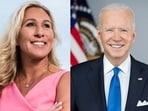 Marjorie Taylor Greene bashes Joe Biden in lambasting tweet after his administration erects a fence around the US Capitol to protect him ahead of the State of the Union address at 9 pm. Marjorie Taylor Greene bashes Joe Biden in lambasting tweet after his administration erects a fence around the US Capitol to protect him ahead of the State of the Union address at 9 pm.