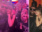Megan Fox shares a different version of the picture of herself posing alongside Taylor Swift, Travis Kelce, and Machine Gun Kelly at the Kansas City Chiefs after party Megan Fox shares a different version of the picture of herself posing alongside Taylor Swift, Travis Kelce, and Machine Gun Kelly at the Kansas City Chiefs after party