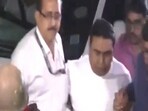Suspended TMC leader Shajahan Sheikh is being taken to ESI Hospital in West Bengal’s Joka for a medical checkup.